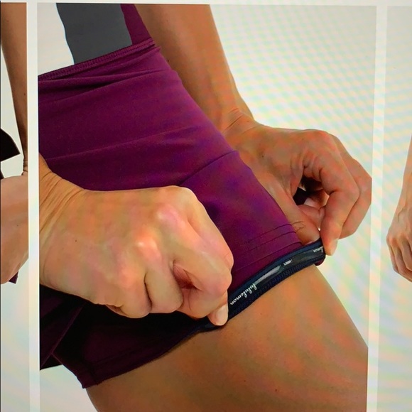 Lululemon Run Pace Setter Skirt Plum - Picture 4 of 8